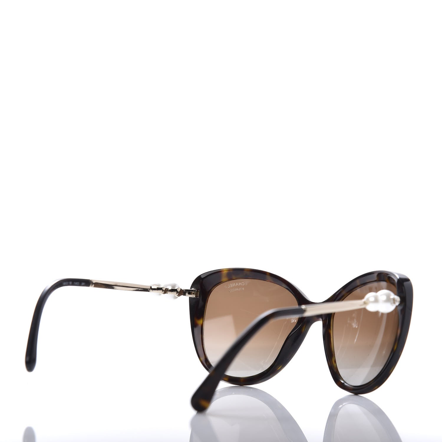 Chanel Cat Eye Pearl Sunglasses 5340-H Tortoise 4 of 8