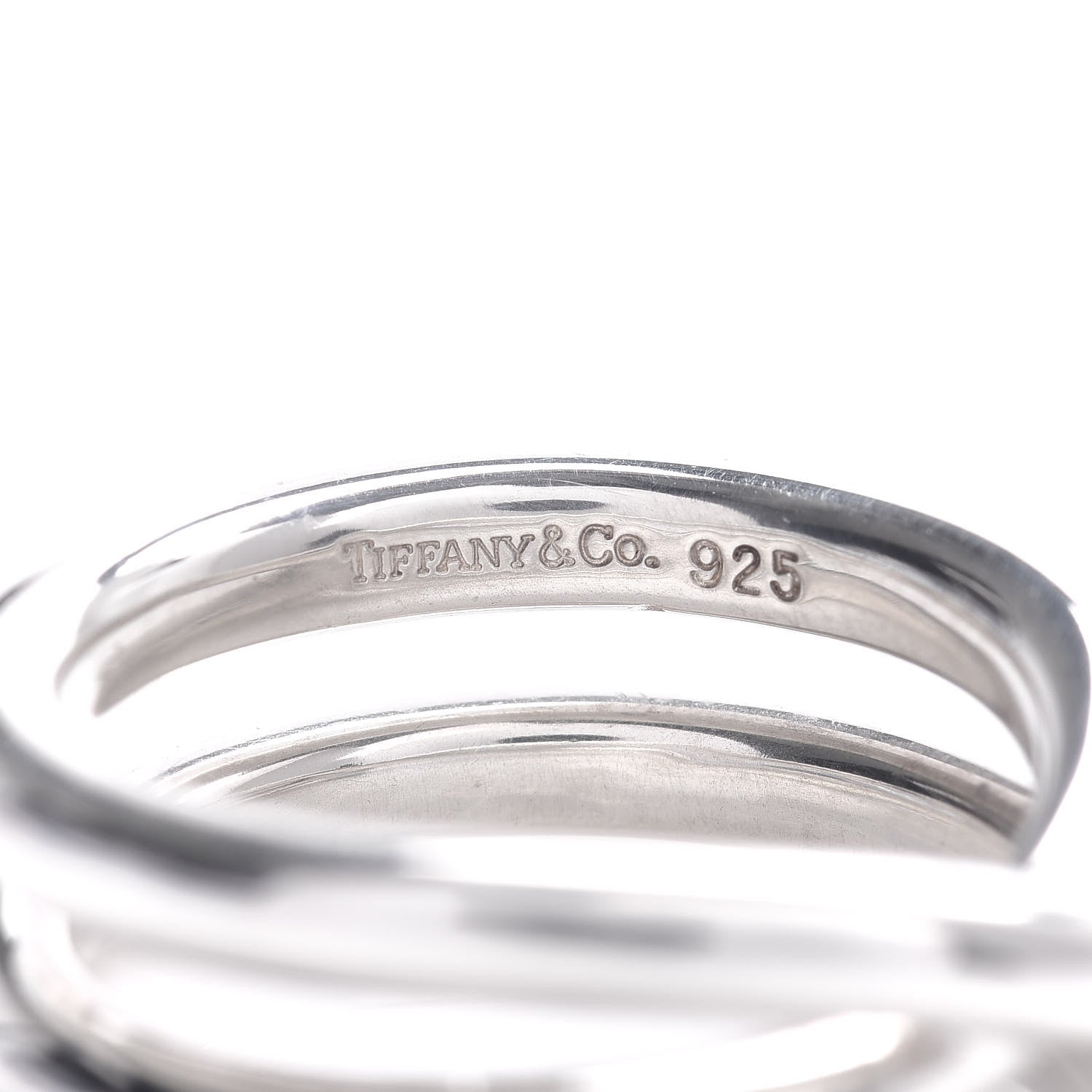 Tiffany Sterling Silver Paloma Picasso Crossover Ring 54 7 5 of 5
