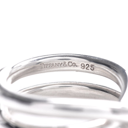 Tiffany Sterling Silver Paloma Picasso Crossover Ring 54 7 5 of 5