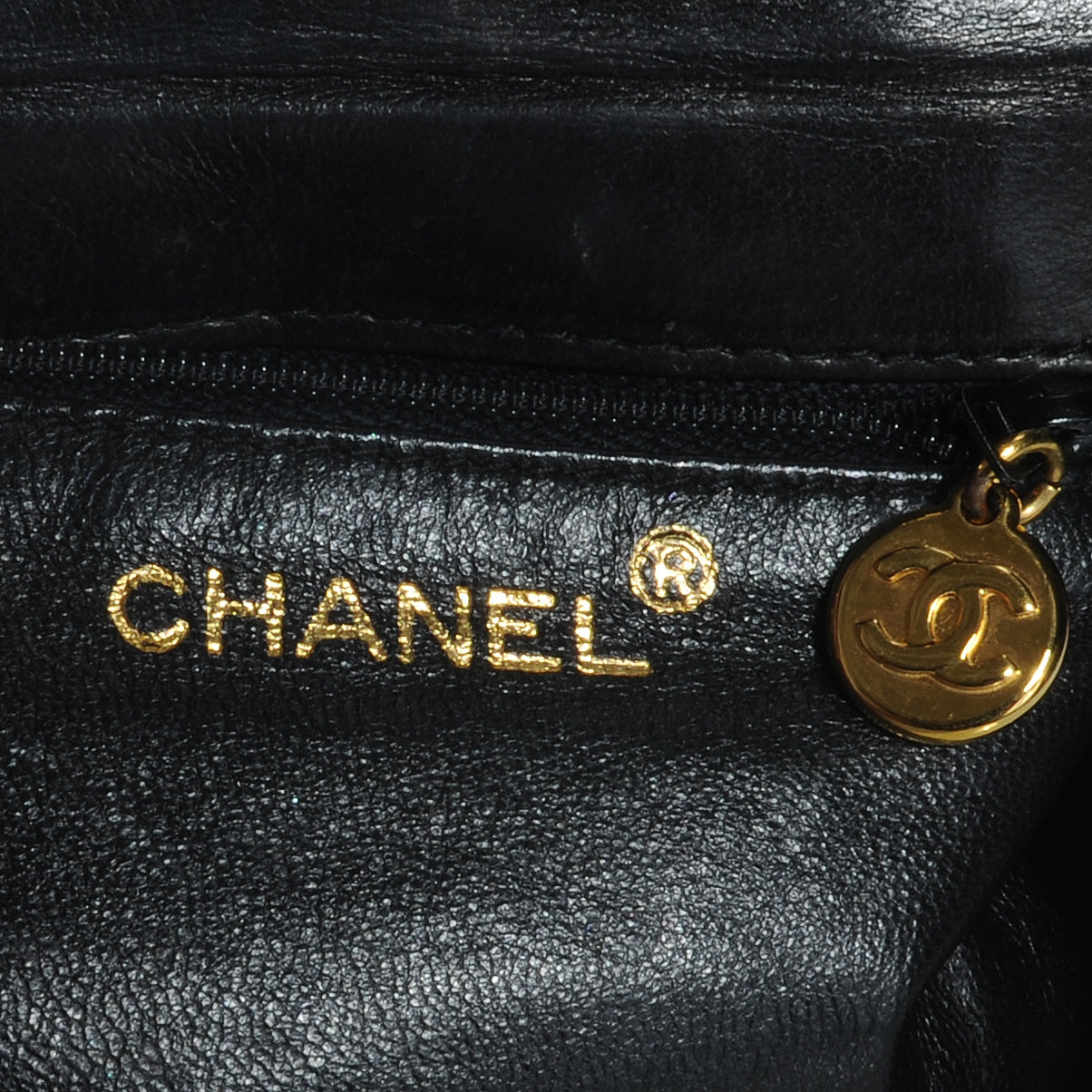 Lambskin Mini Flap Black