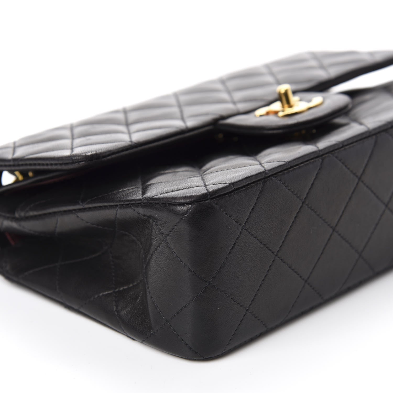 Chanel Lambskin Quilted Small Double Flap Black 6 of 13