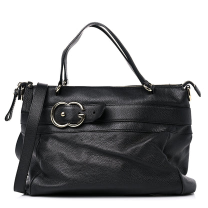 Gucci Pebbled Calfskin Broadway Tote Black 1 of 14