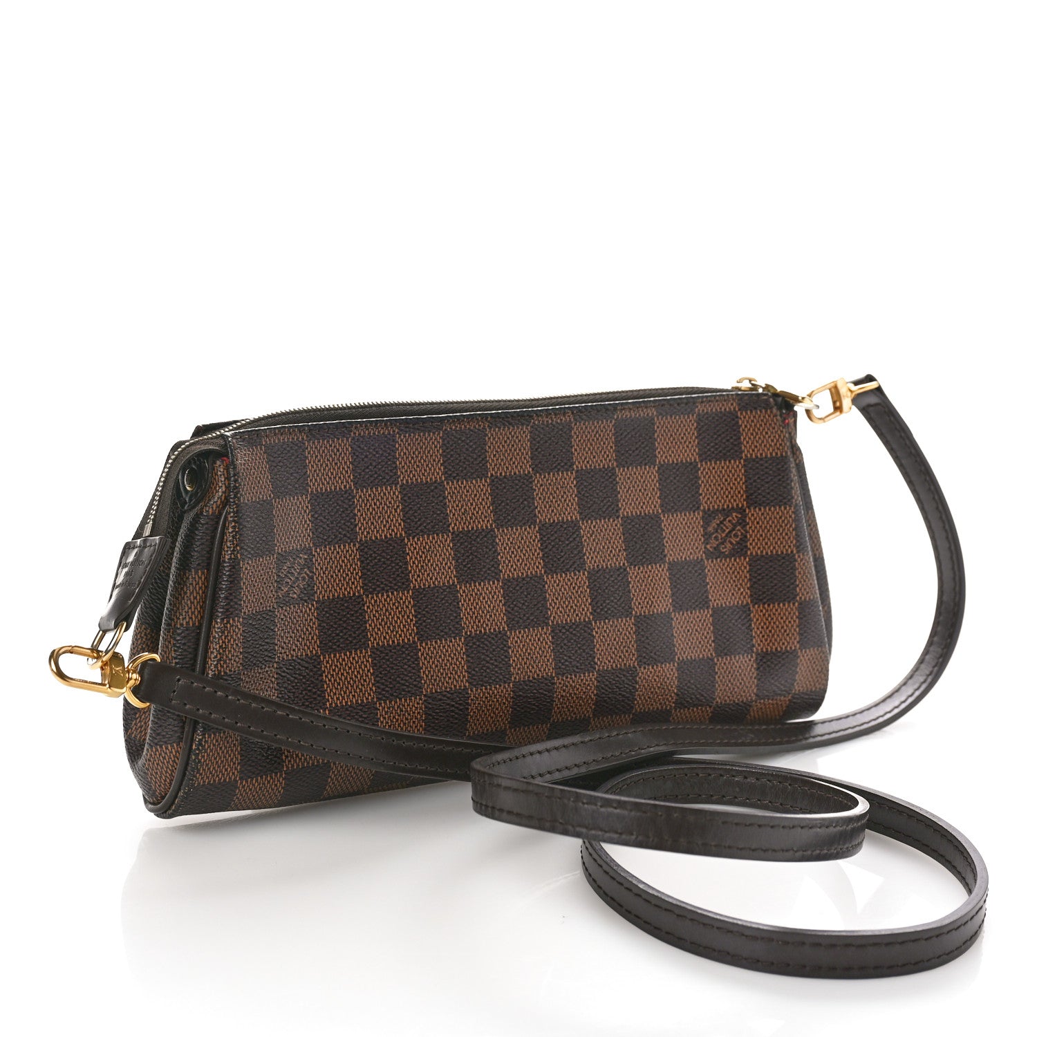Louis Vuitton Damier Ebene Eva Clutch 3 of 9