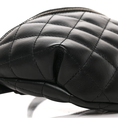 Chanel Calfskin Quilted Waist Belt Bag Black 8 of 9