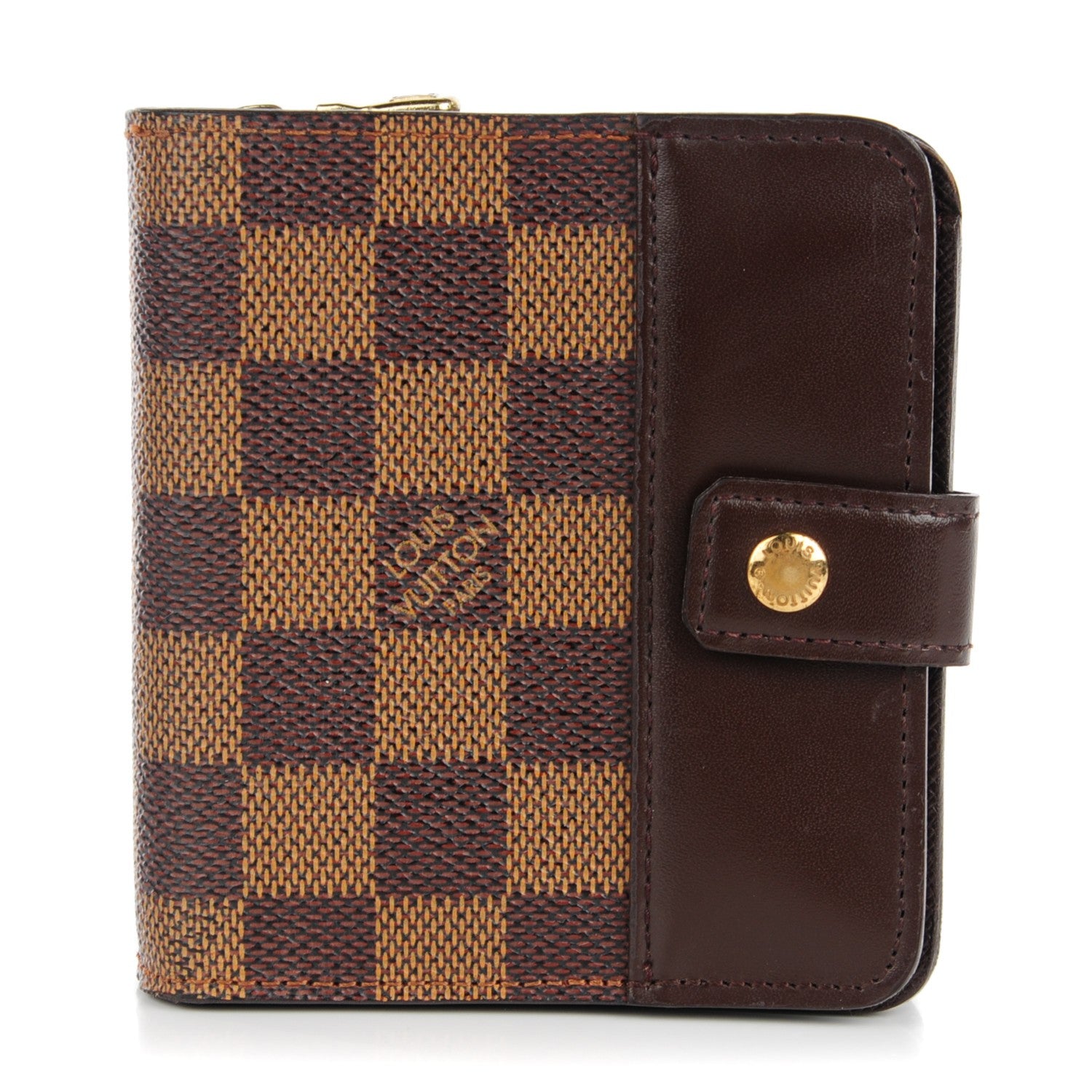 Louis Vuitton Damier Ebene Zippe Zipped Compact Wallet 1 of 9