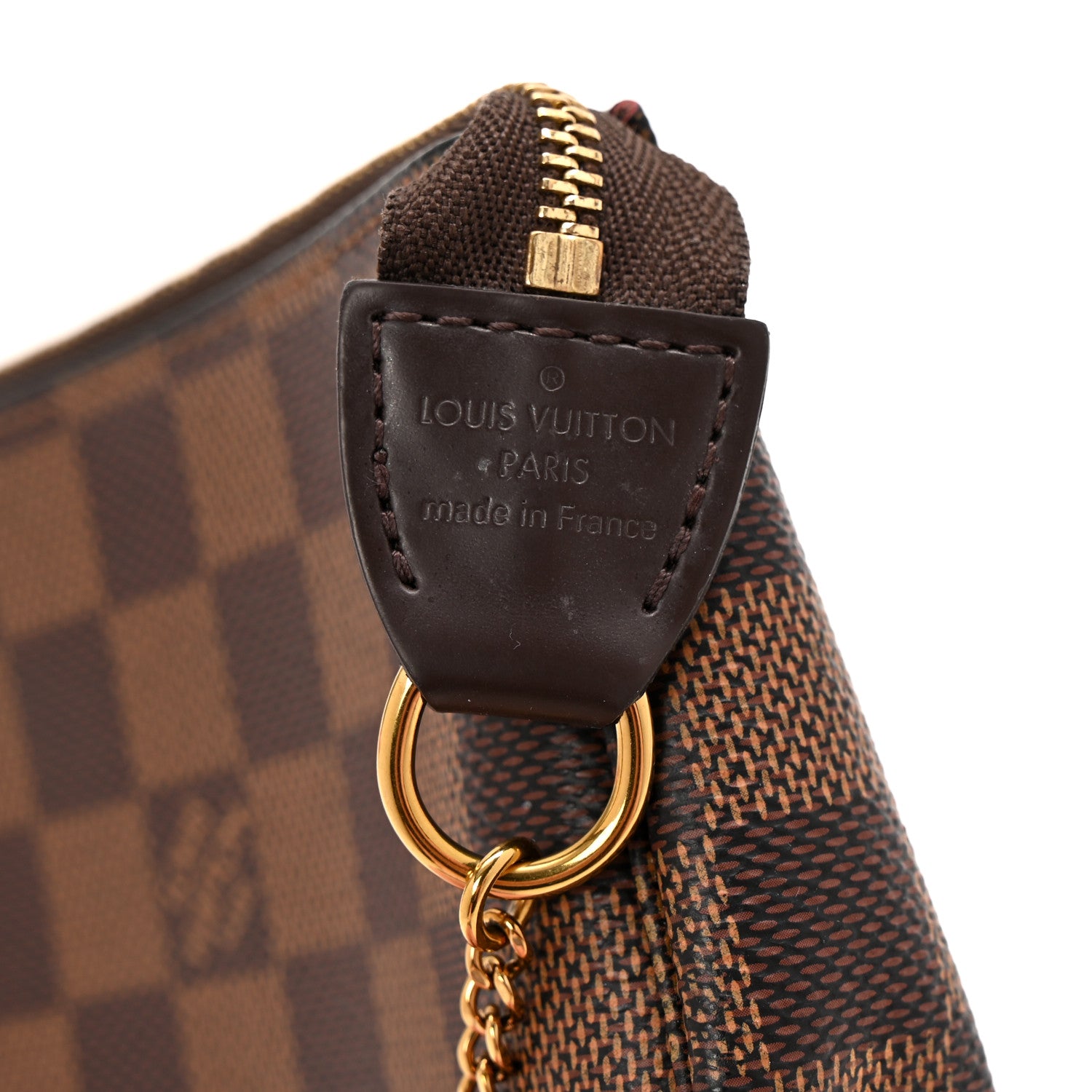 Louis Vuitton Damier Ebene Mini Pochette Accessories 6 of 9