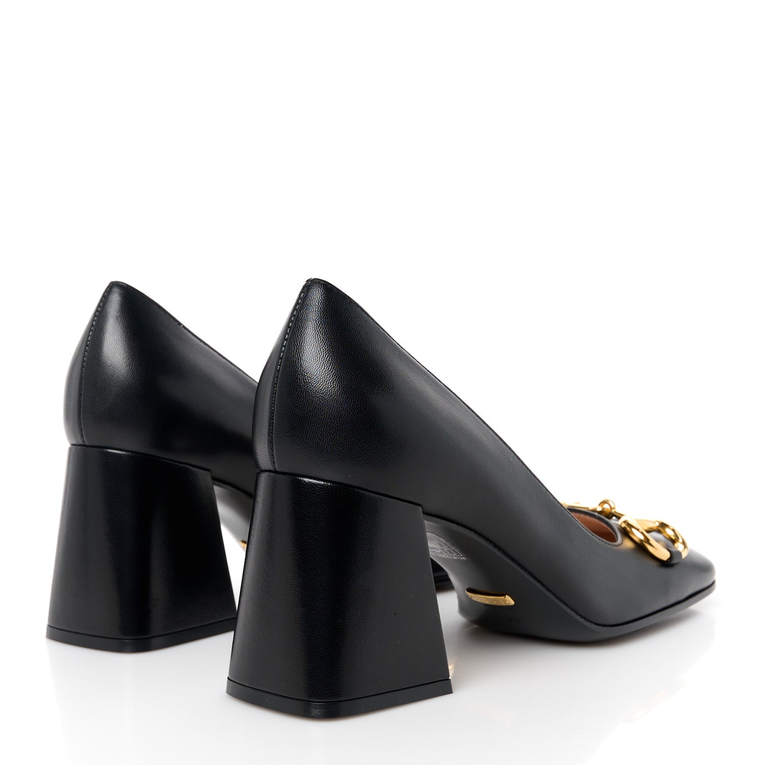 Gucci Malaga Kid Horsebit 75mm Pumps 39 Black 4 of 10