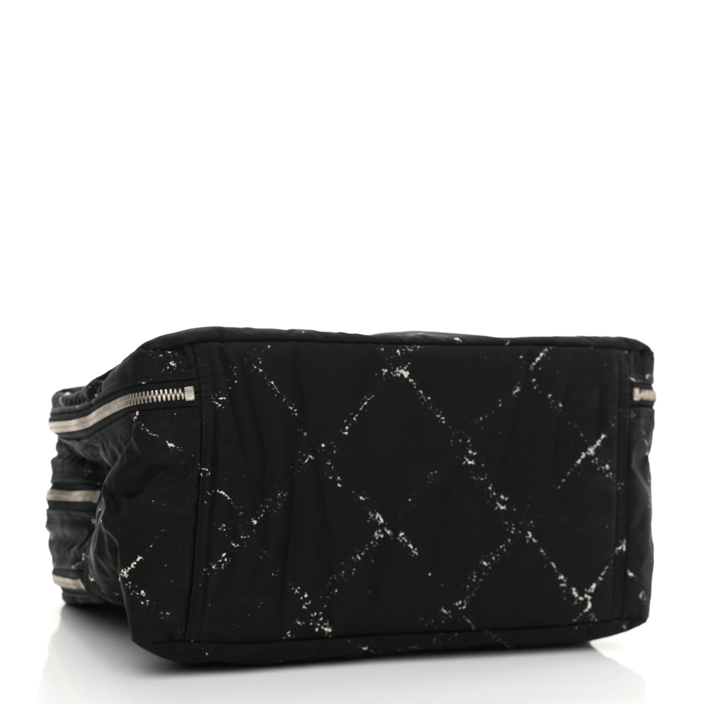 Nylon Travel Duffel Bag Black