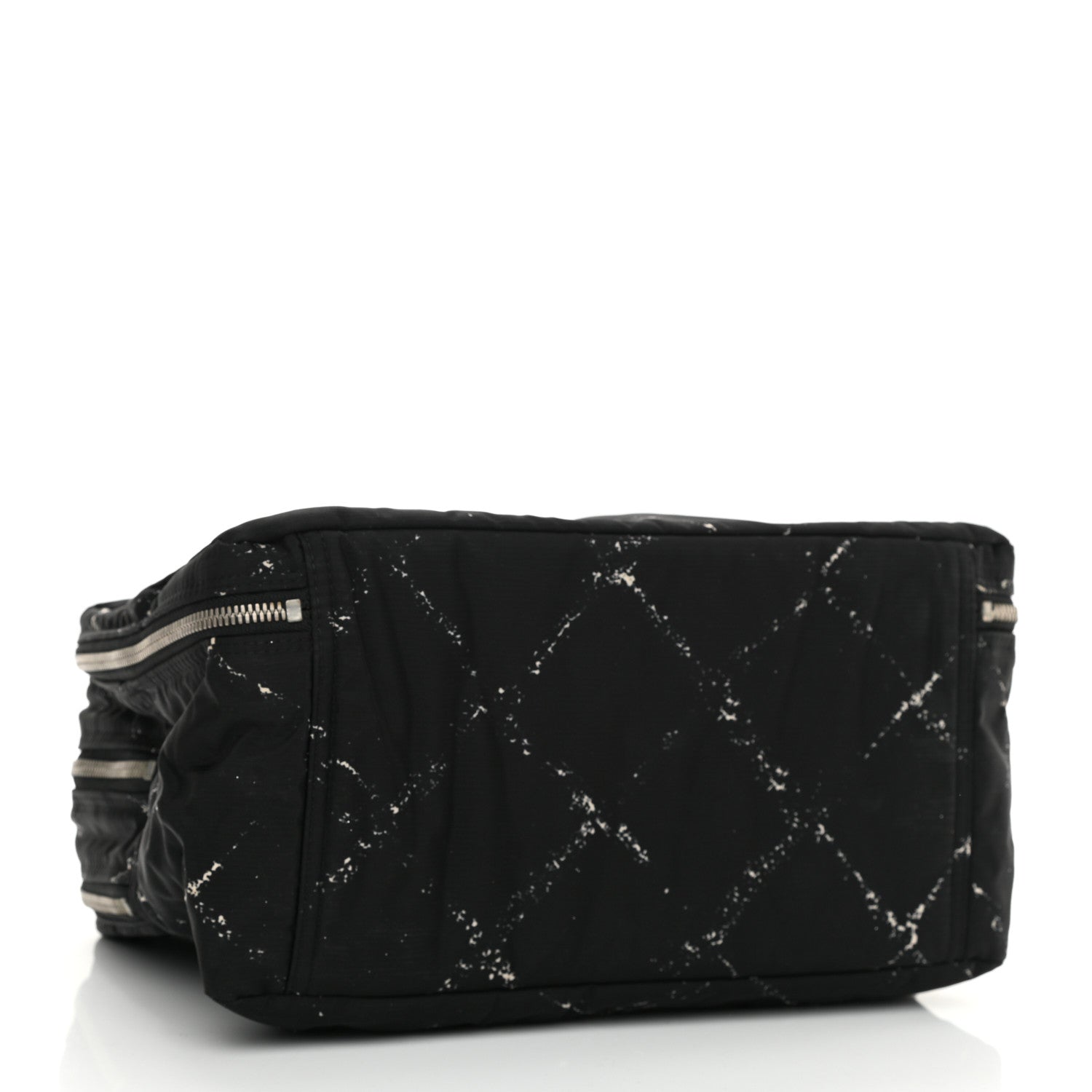 Chanel Nylon Travel Duffel Bag Black 4 of 12