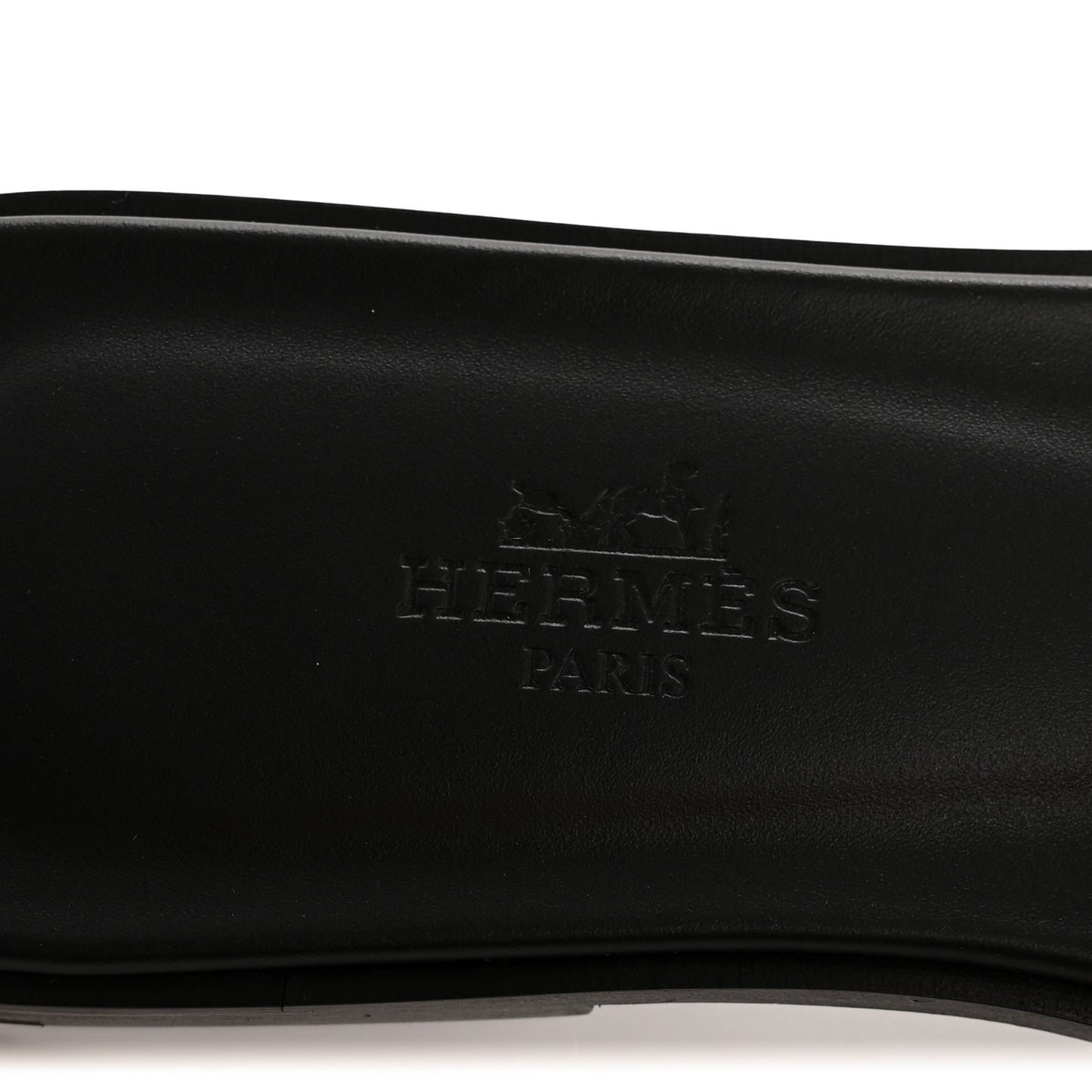 Box Calfskin Oran Sandals 35 Black