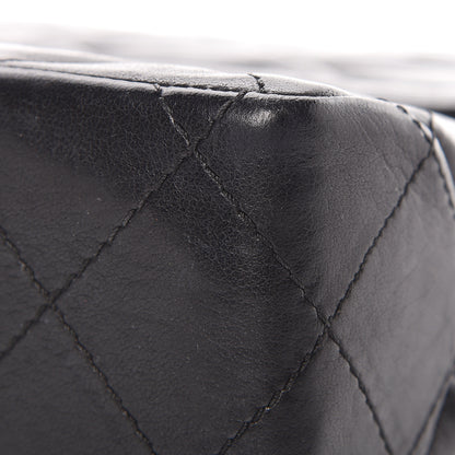 Chanel Lambskin Quilted Medium Double Flap Black 16 of 20