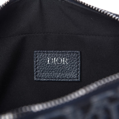 Christian Dior HOMME Oblique Jacquard Safari Messenger Navy Blue 8 of 8