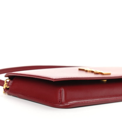 Saint Laurent Smooth Calfskin Monogram Phone Holder Crossbody Opyum Red 7 of 10