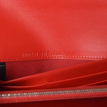 Fendi Vitello Liberty Century Lucido By The Way Continental Wallet Rosso 7 of 7