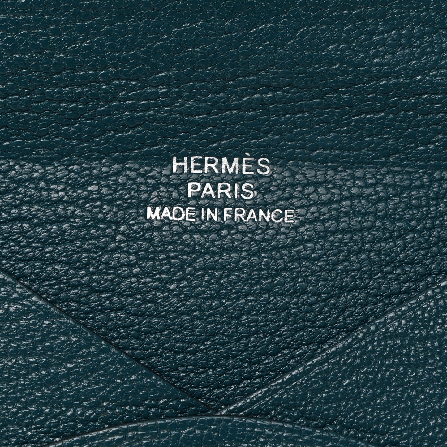 Chevre Mysore Calvi Card Case Vert Bosphore
