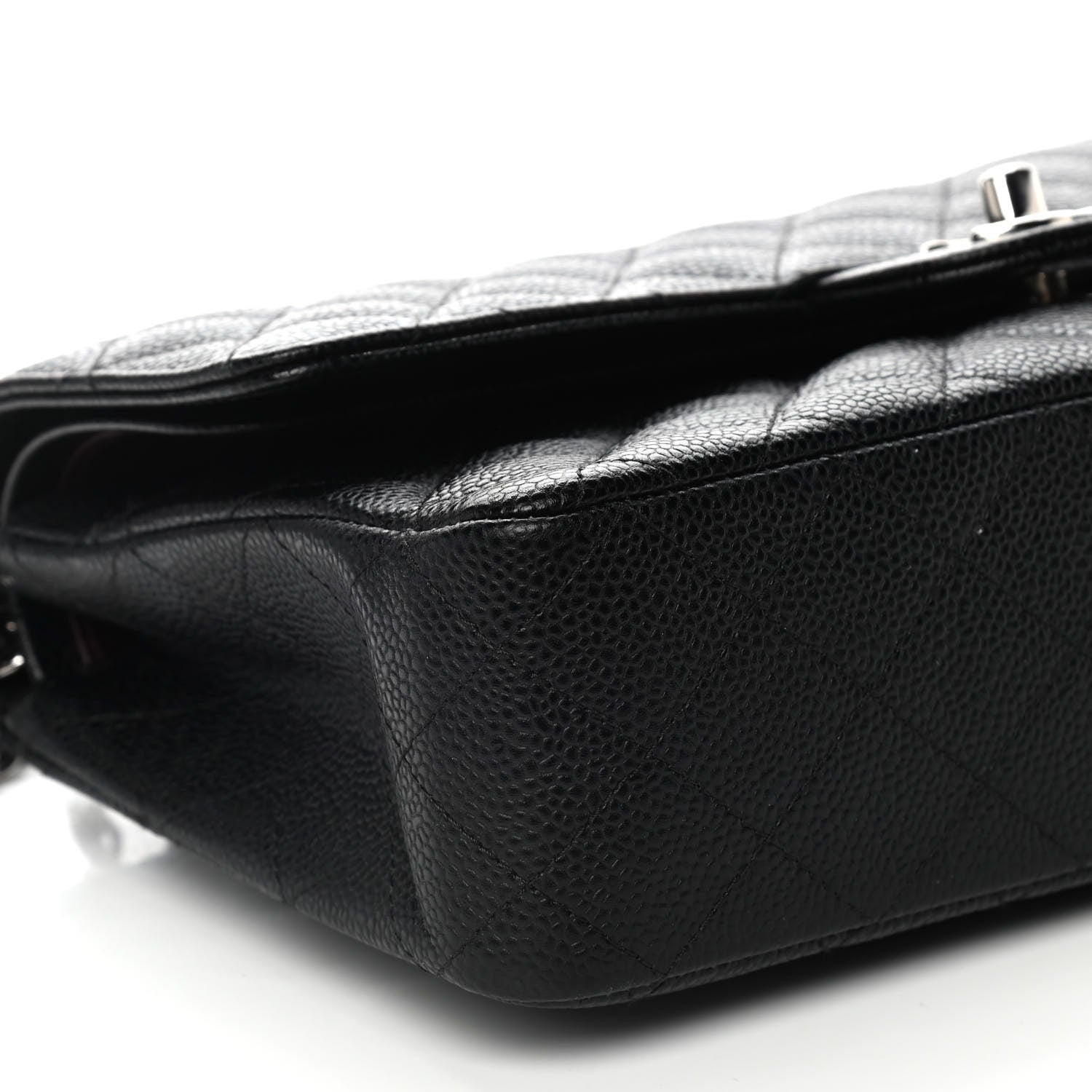 Chanel Caviar Quilted Medium Double Flap Black 9 of 11