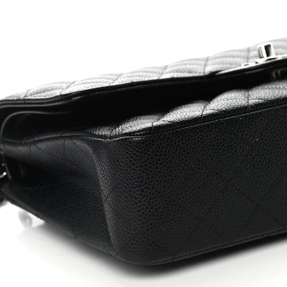Chanel Caviar Quilted Medium Double Flap Black 9 of 11
