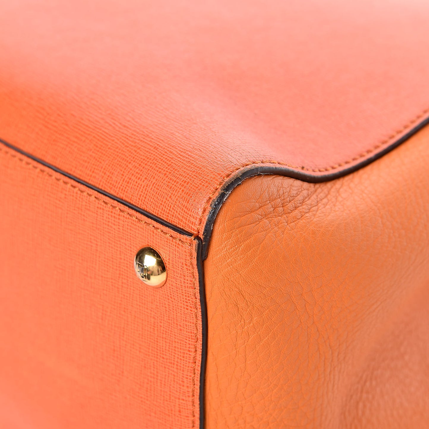 Vitello Elite Regular 2Jours Tote Arancio