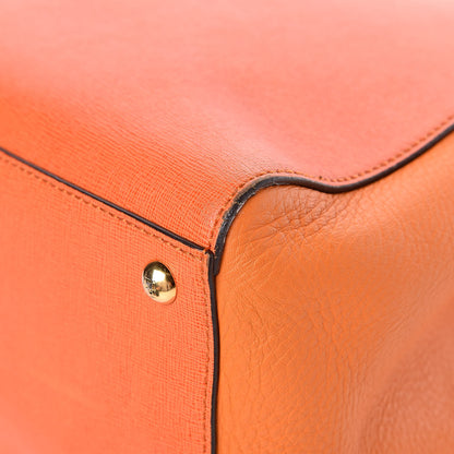 Fendi Vitello Elite Regular 2Jours Tote Arancio 11 of 15