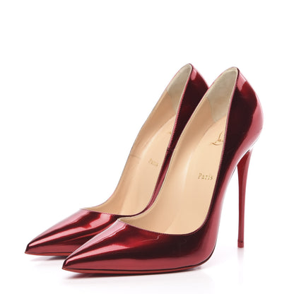 Christian Louboutin Metallic Patent So Kate 120 Pumps 42 Loubi 3 of 7