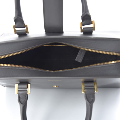 Saint Laurent Calfskin Small Monogram Cabas Grey 6 of 10