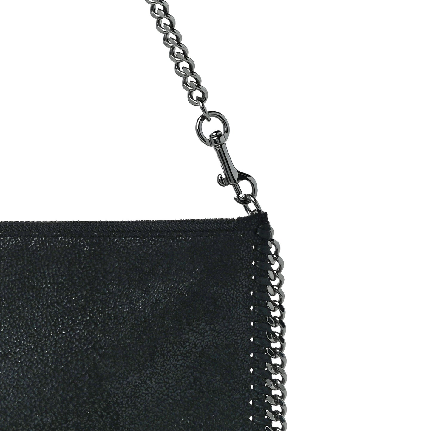 Shaggy Deer Falabella Clutch Navy