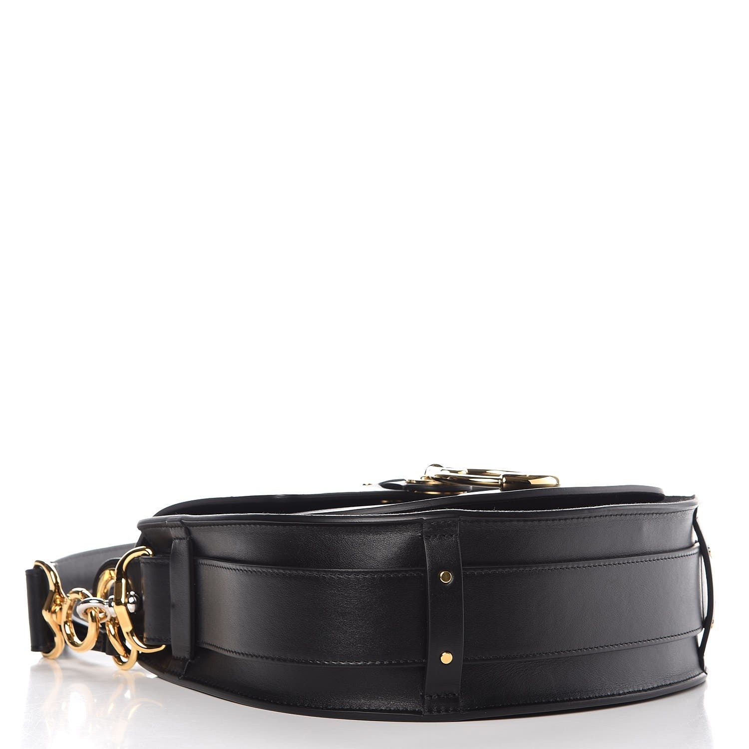 Chloe Calfskin Large Tess Bag Black 5 of 8