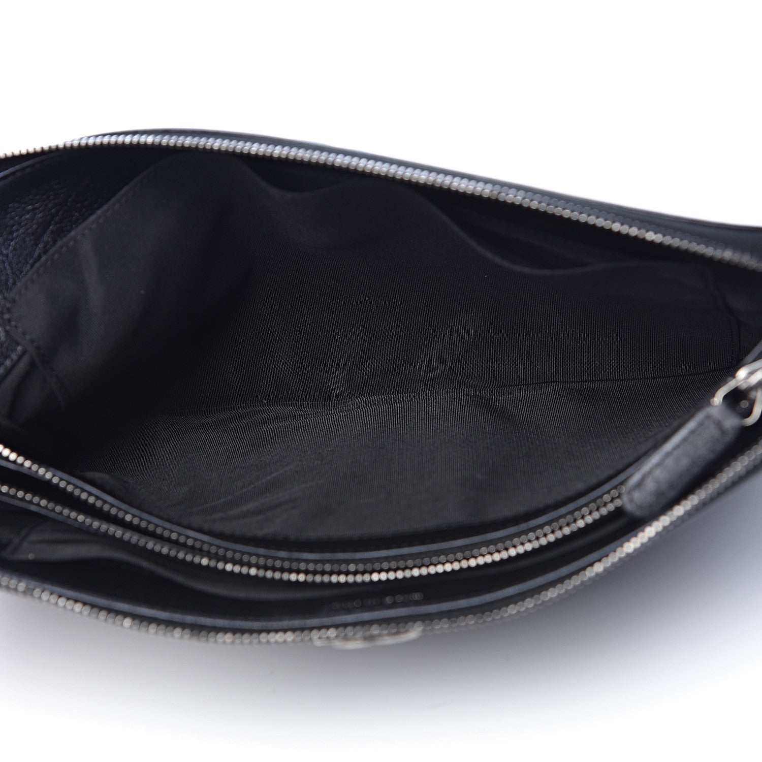 Chanel Calfskin Quilted Small Zipped Boy Pouch Black 5 of 13