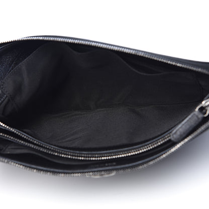 Chanel Calfskin Quilted Small Zipped Boy Pouch Black 5 of 13