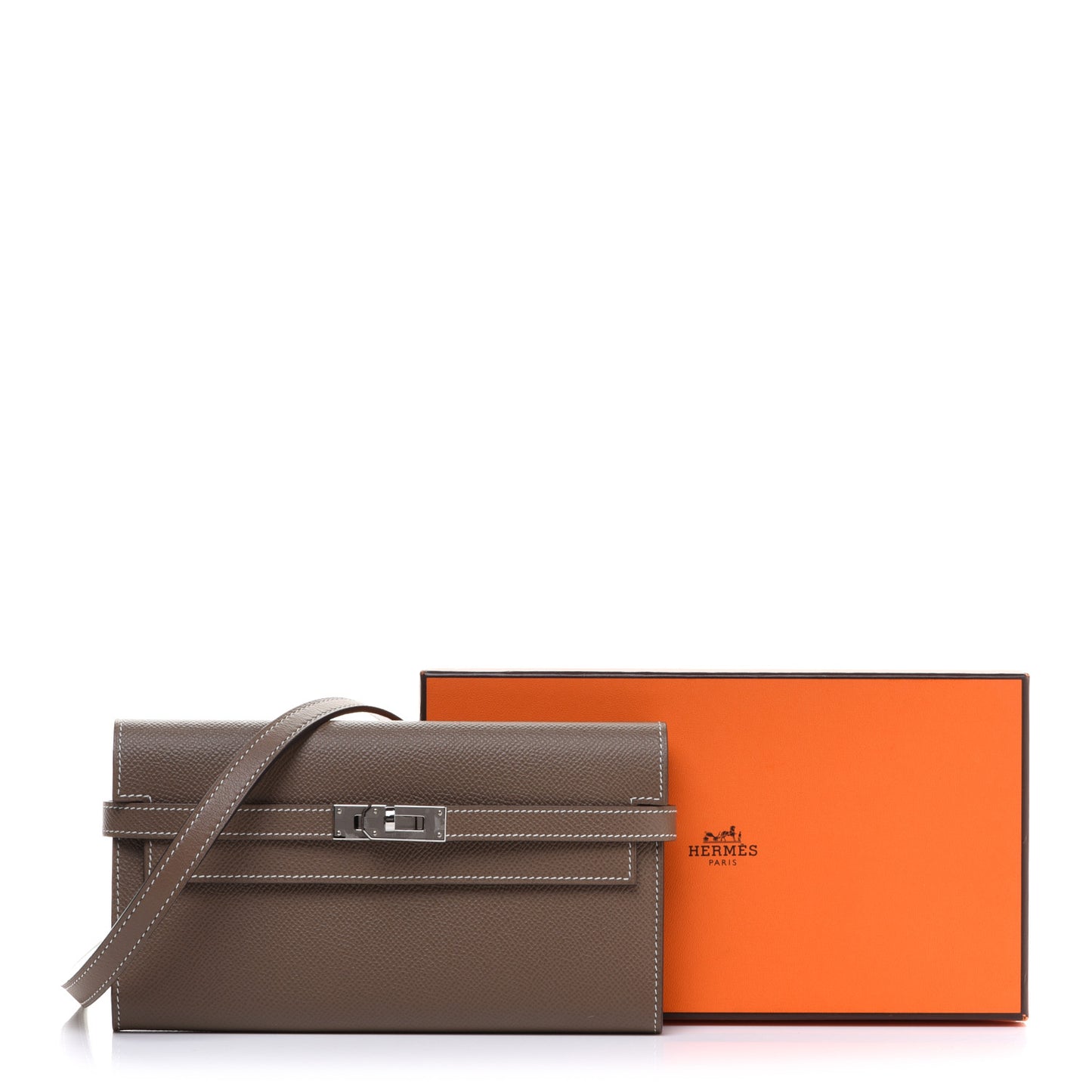 Epsom Kelly Wallet To Go Etoupe