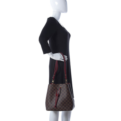 Louis Vuitton Damier Ebene Neonoe MM Cherry Berry 2 of 8