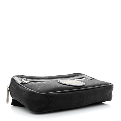 Gucci Econyl Nylon Monogram Off The Grid Belt Bag Black 4 of 12