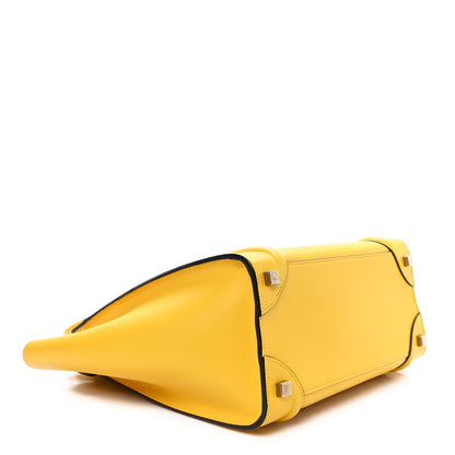 Celine Smooth Calfskin Micro Luggage Citron 4 of 11