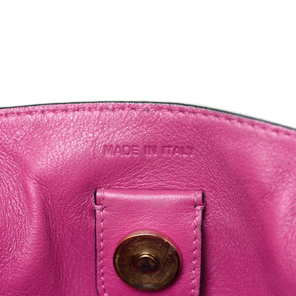Christian Dior Bullcalf Medium Diorissimo Tote Black Rose Indien 7 of 12