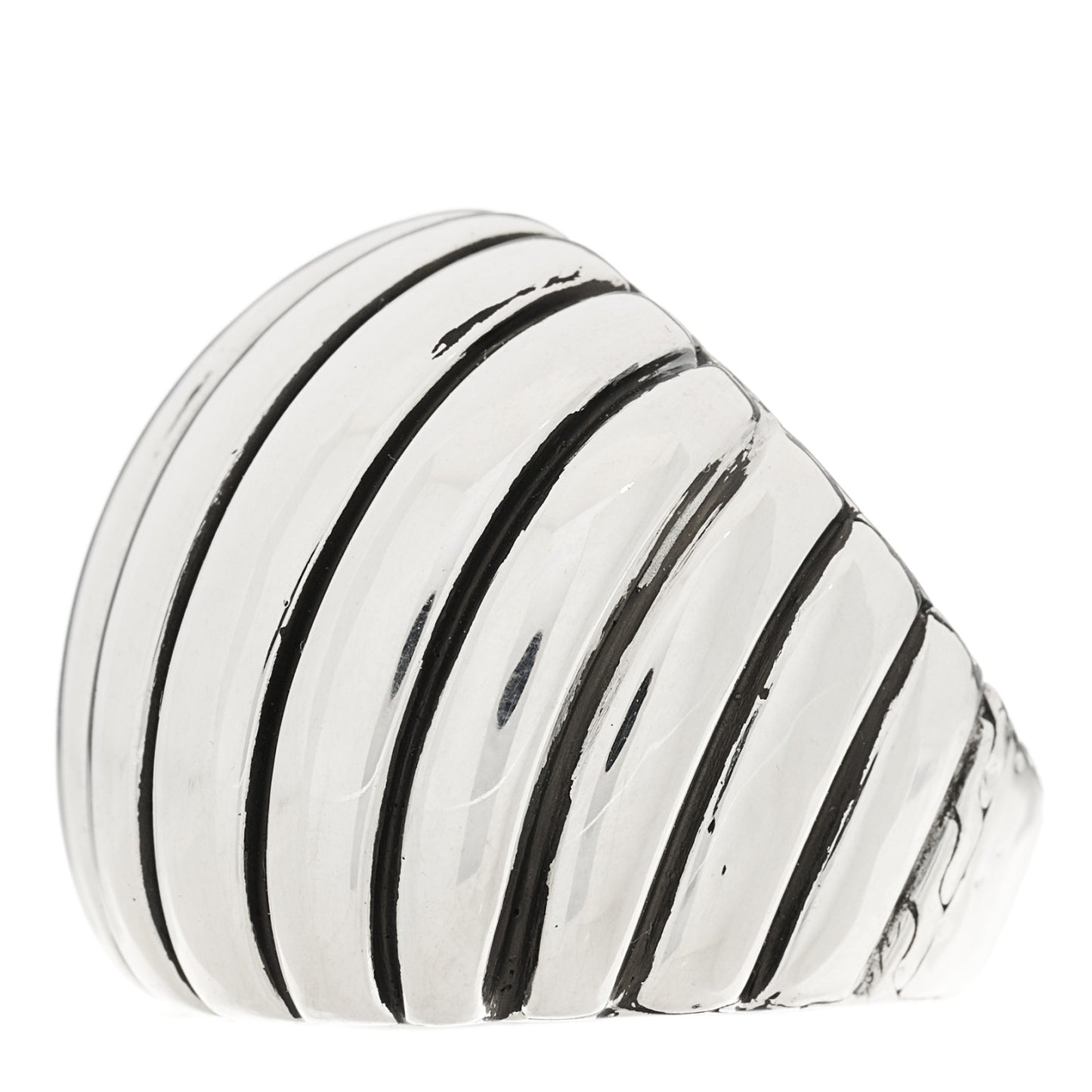 Sterling Silver Bedeg Dome Ring 51 5.75