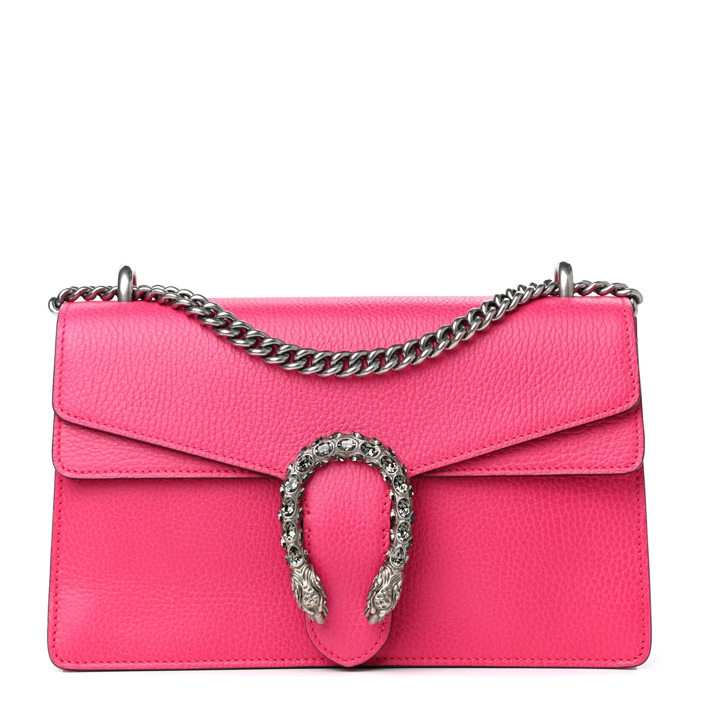 Dollar Calfskin Small Dionysus Shoulder Bag Box Pink