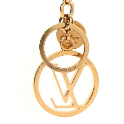 Louis Vuitton LV Circle Bag Charm Key Holder Gold 4 of 4