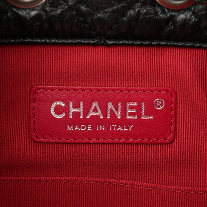 Chanel Aged Calfskin Quilted Small Gabrielle Backpack Black 6 of 11