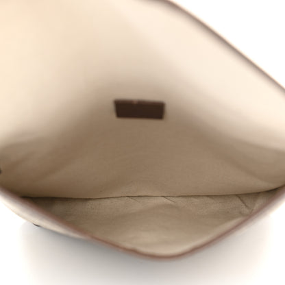 Gucci GG Supreme Monogram Web Medium Neo Vintage Flap Messenger Bag Beige New Acero 5 of 11