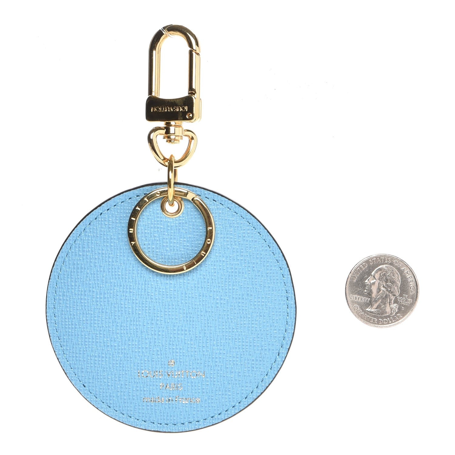 Louis Vuitton Damier Ebene Illustre Manchot Bag Charm Key Ring 2 of 3