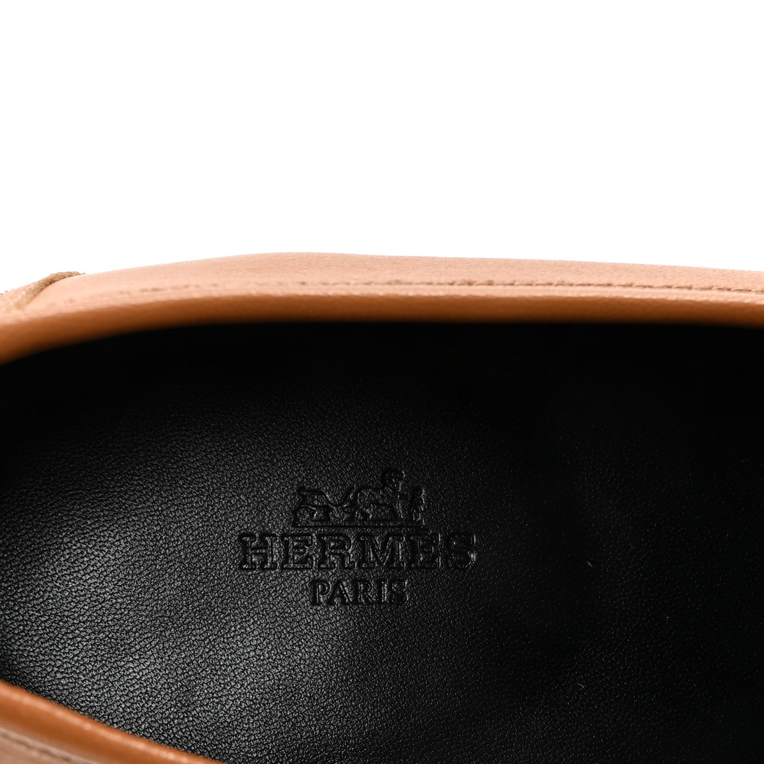 Hermes Goatskin Womens Royal Loafers 39 Naturel 8 of 10