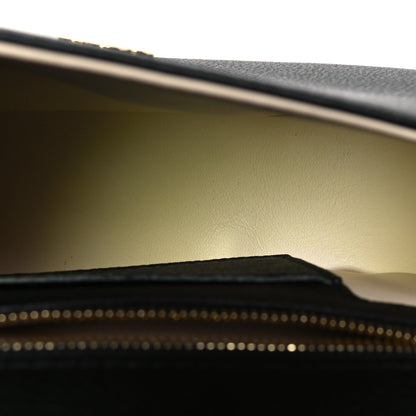 Louis Vuitton Grained Calfskin LV Pont 9 Soft PM Black 5 of 9