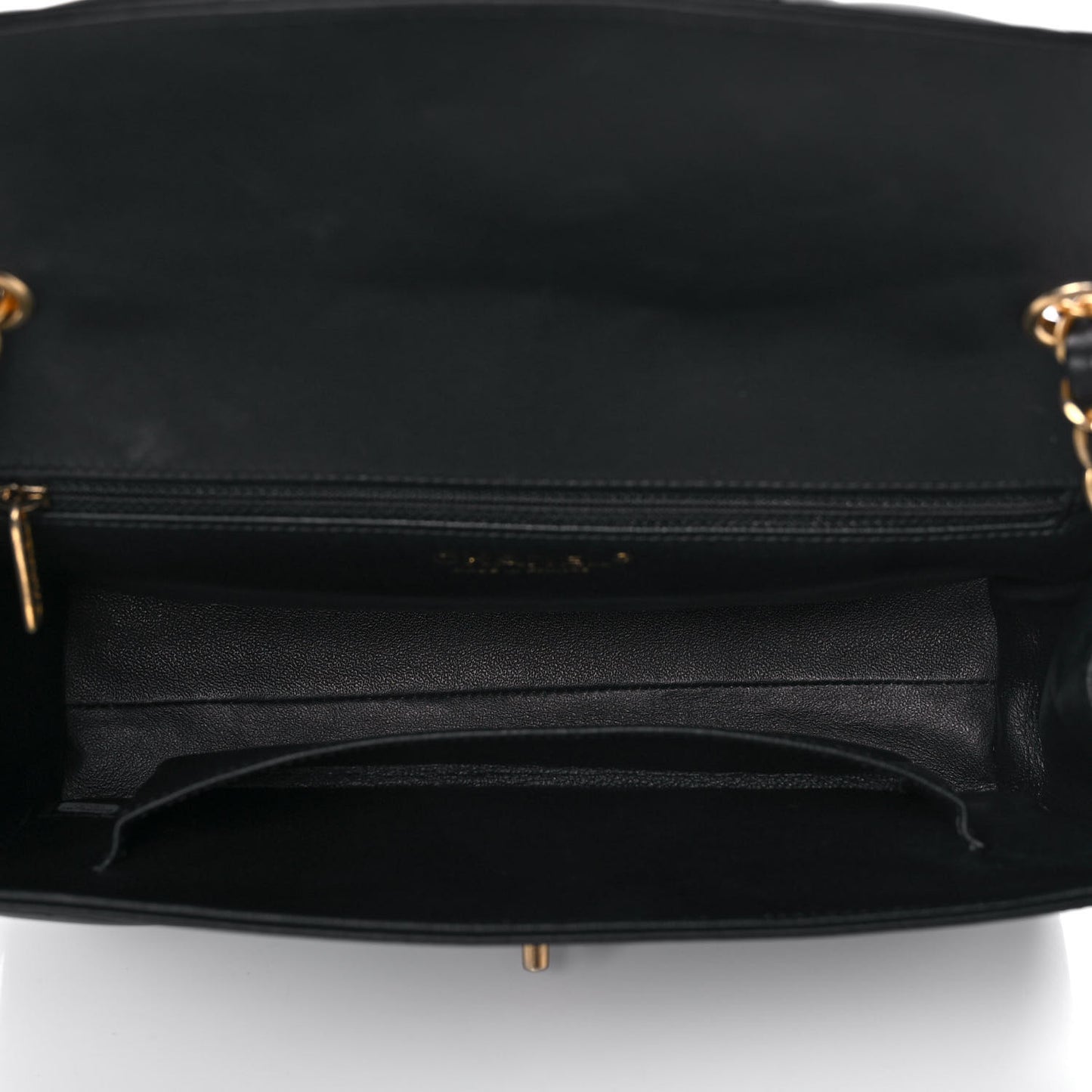 Calfskin Quilted Chevron In The City Bag Black