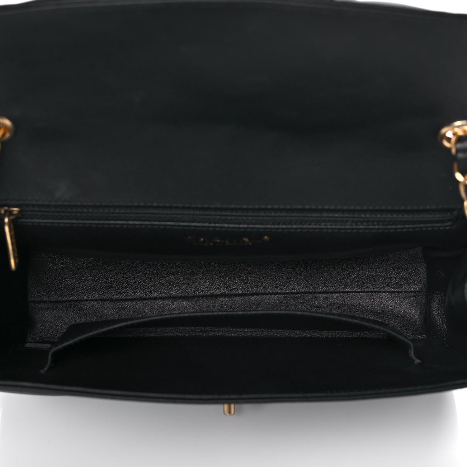 Chanel Calfskin Quilted Chevron In The City Bag Black 5 of 12