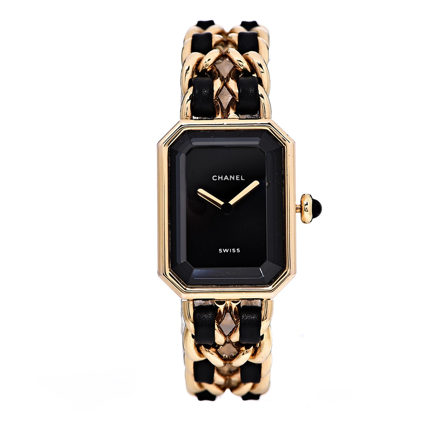 Stainless Steel Lambskin 20mm Chain Premiere Quartz Watch Gold M