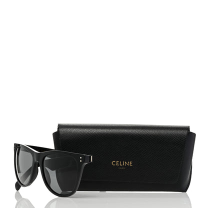 Celine Acetate Polarized Square Sunglasses CL40088I Black 7 of 7