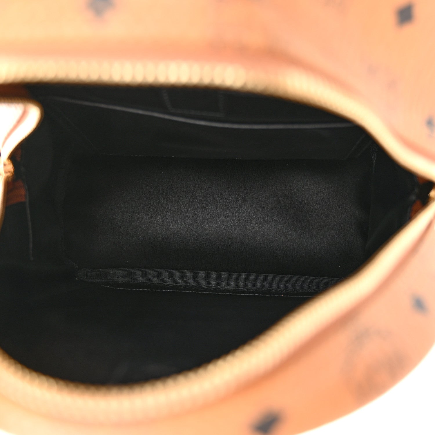 MCM Visetos Small Side Stud Stark Backpack Cognac 5 of 9