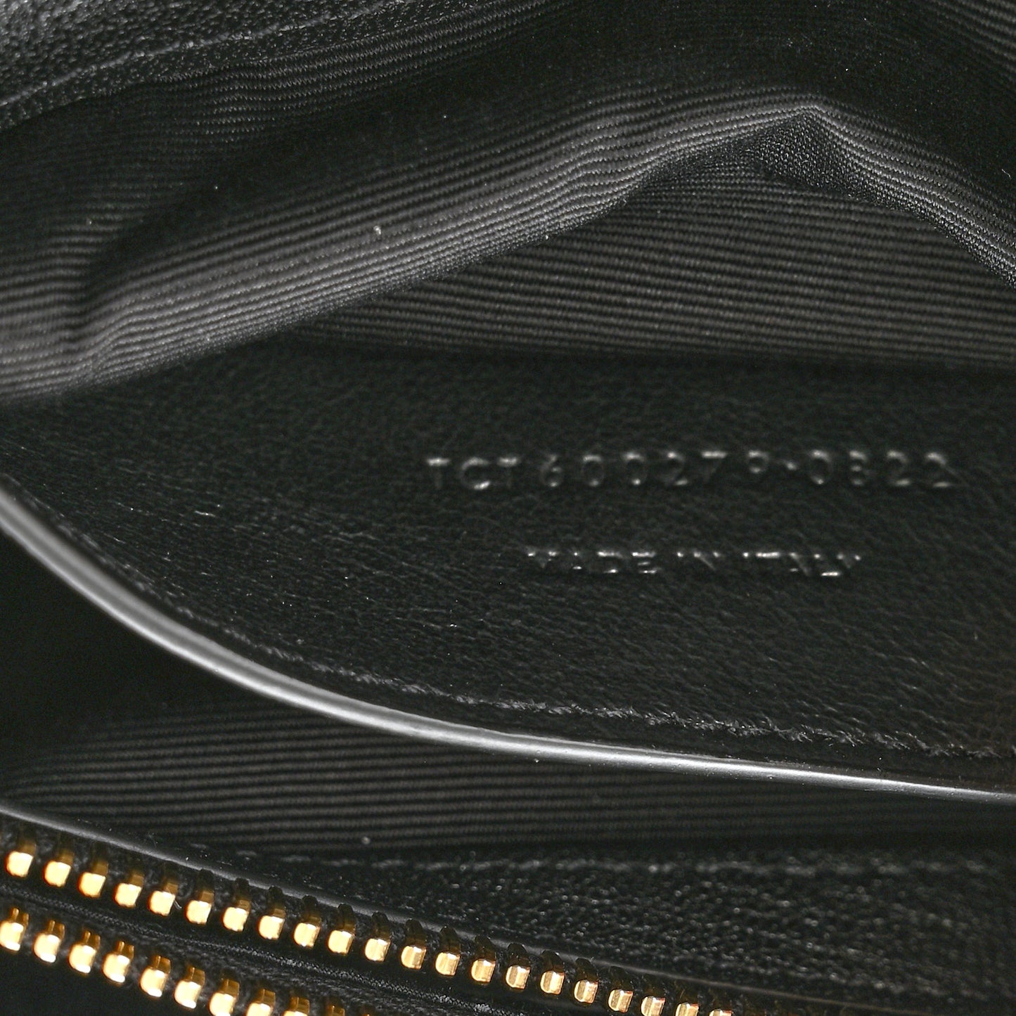 Sheepskin Matelasse Chevron Monogram Medium College Bag Black