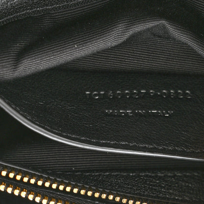 Saint Laurent Sheepskin Matelasse Chevron Monogram Medium College Bag Black 8 of 11