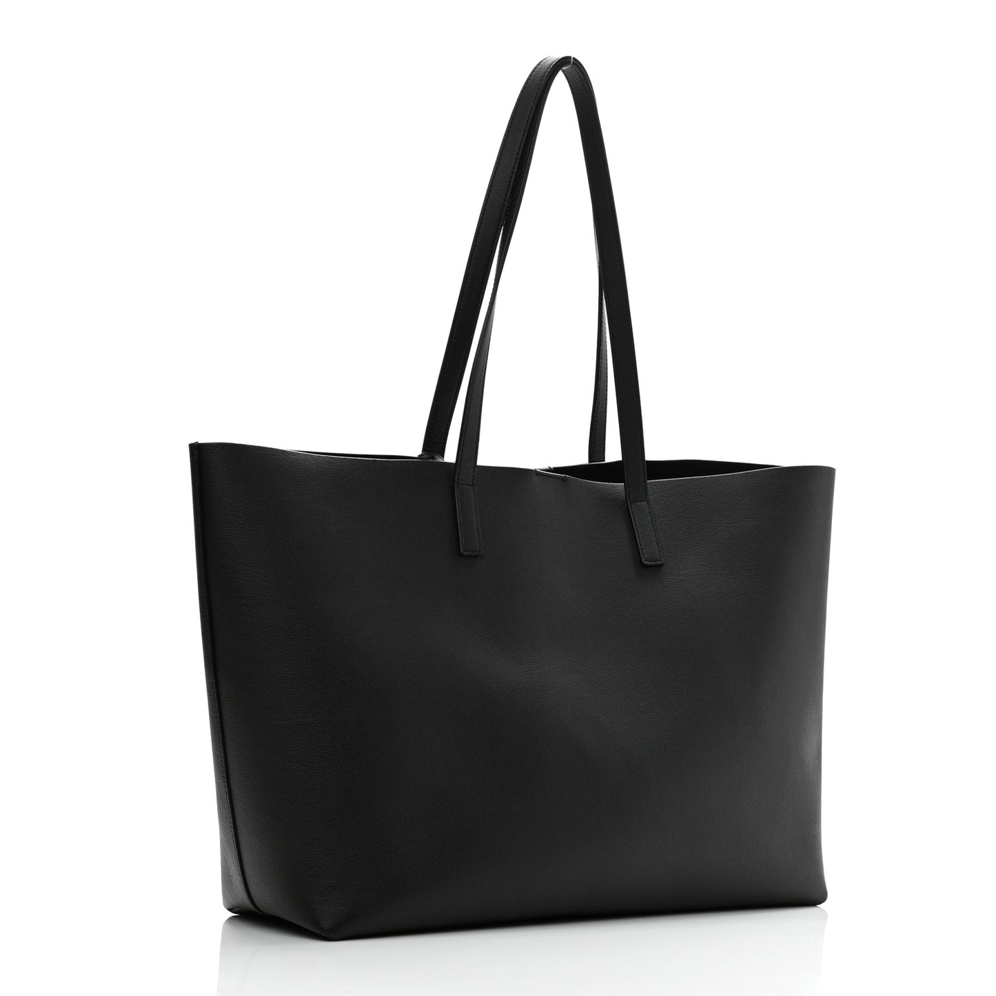 Calfskin Large Shopping Tote Black